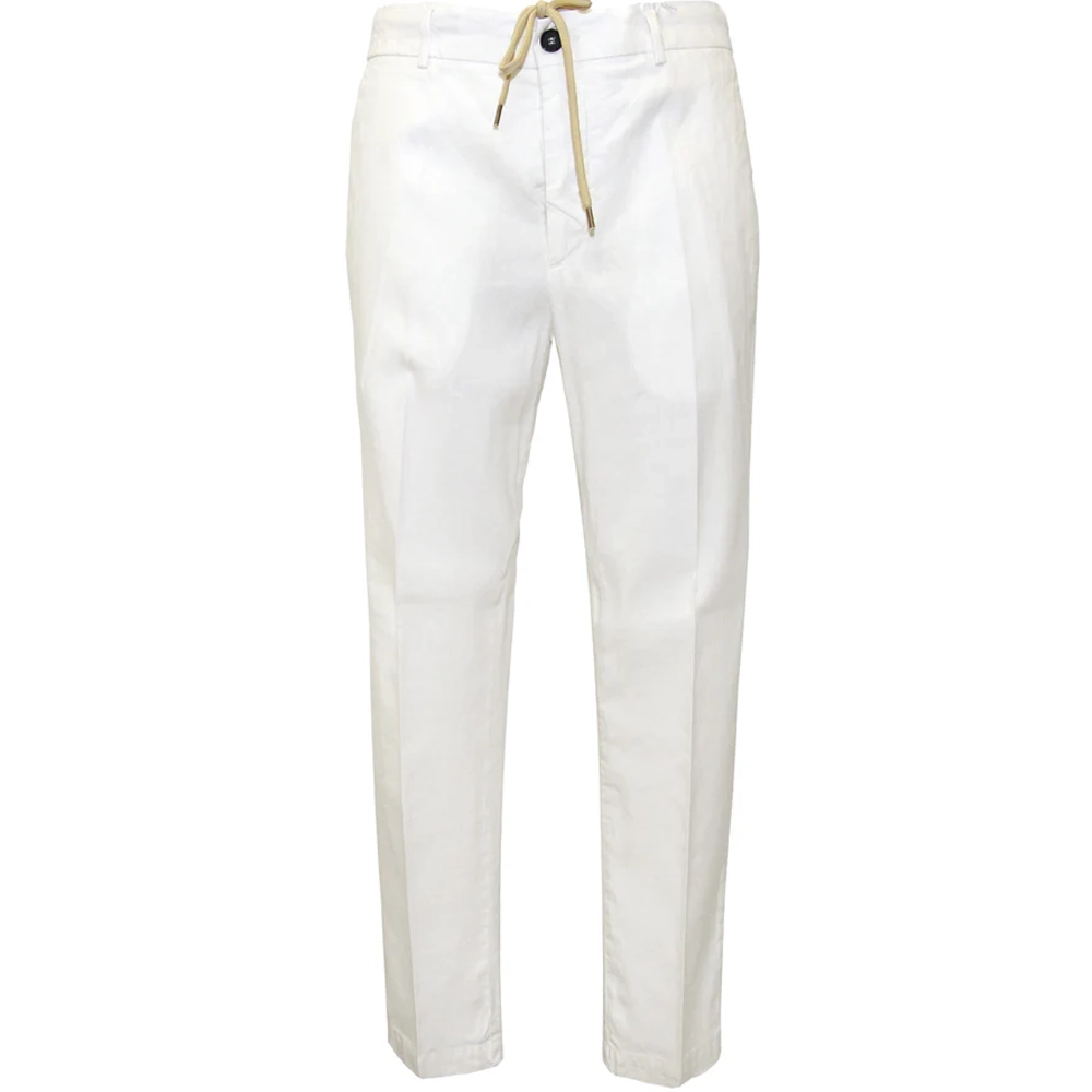 Beable Pantaloni in misto lino Argo Regular 24S LMS Avorio