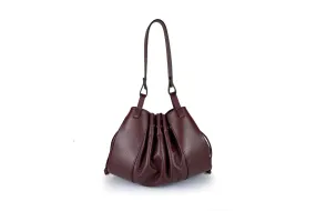 Borse Donna colore Bordeaux in pelle Made in Italy