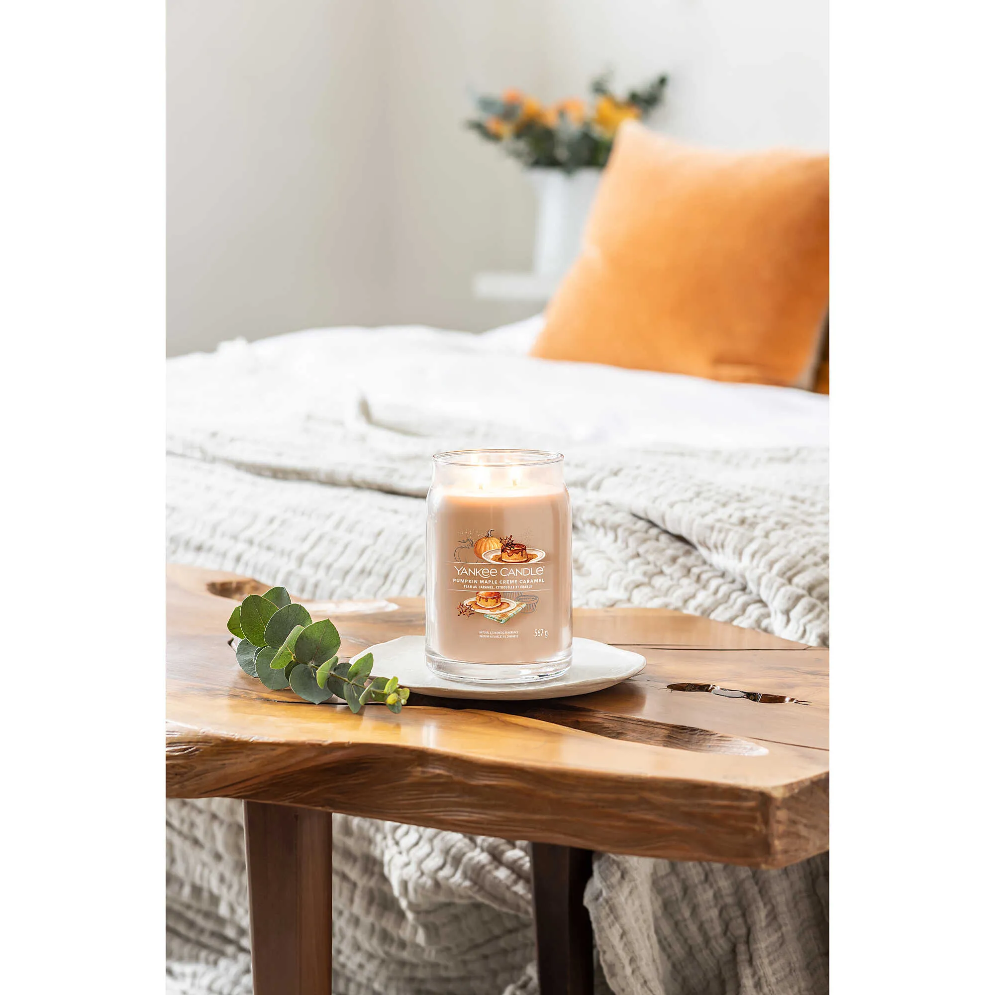 Candela Yankee Candle Giara, Grande Signature colore Beige