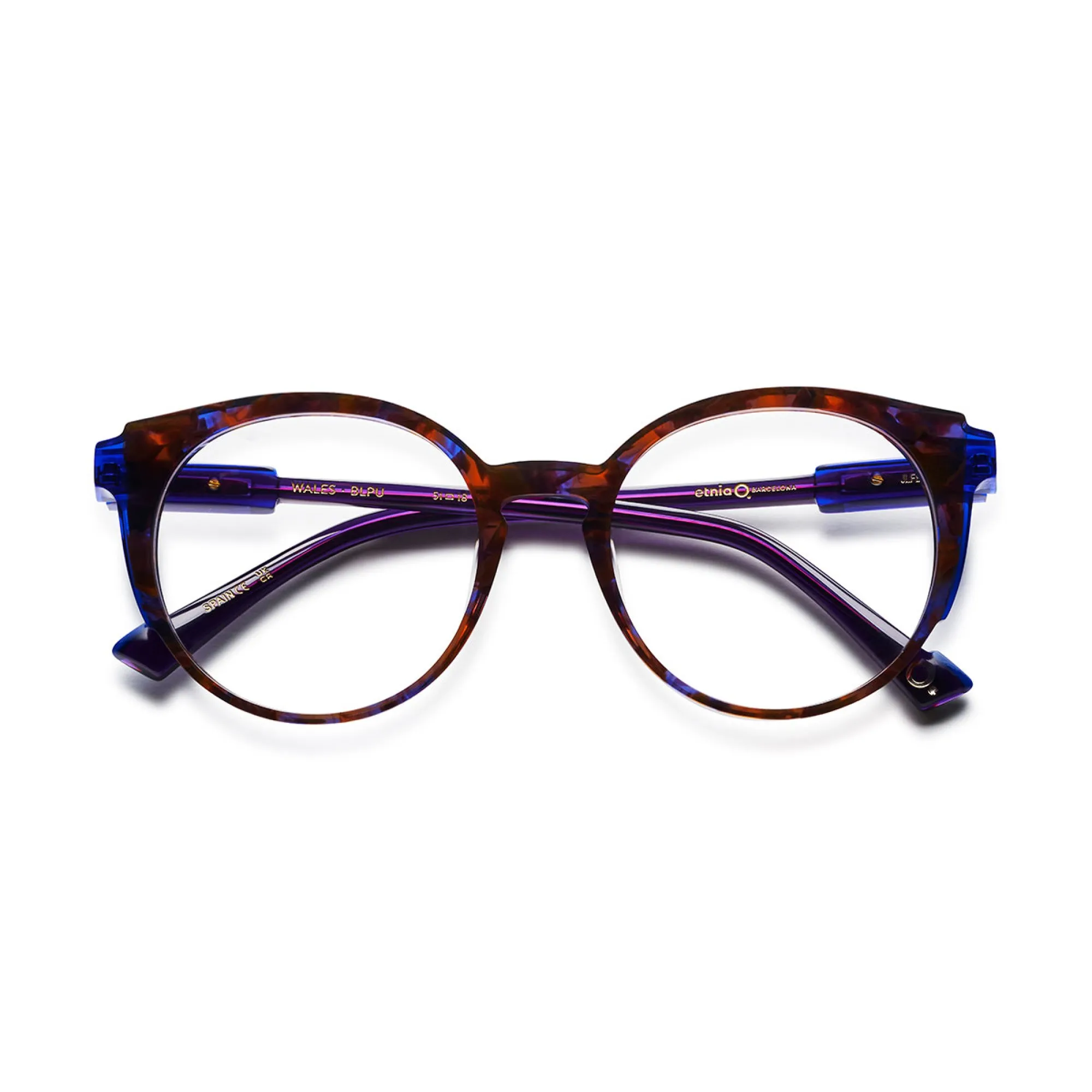   Etnia Barcelona WALES - BLPU Blu/viola | Occhiale Da Vista Donna 