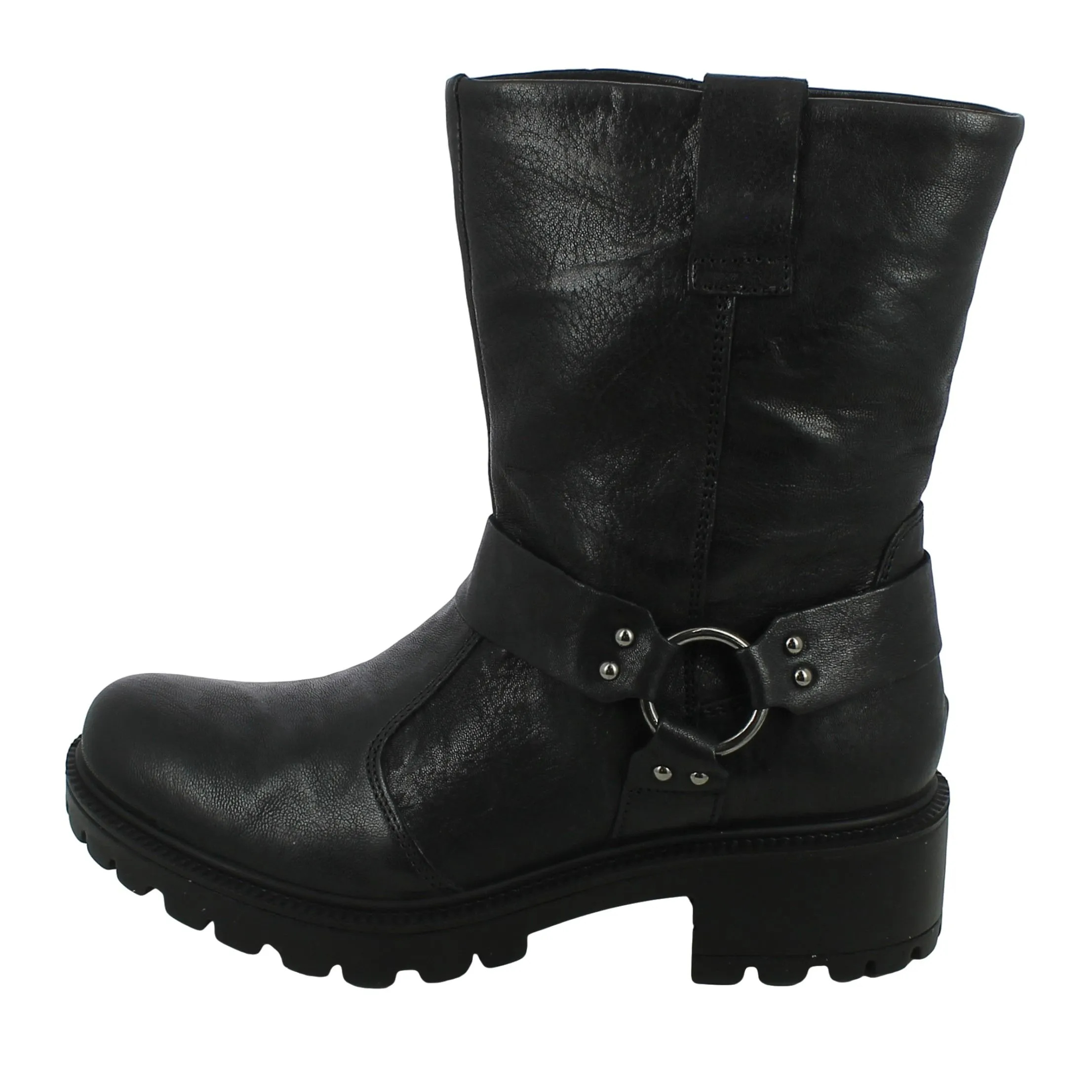 Igi&Co  Biker Basso in Pelle Nero 