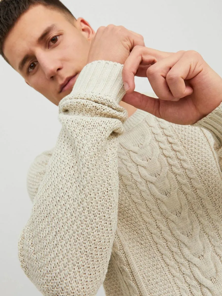 MAGLIE Uomo JACK&JONES 12236314 JJCRAIG WHITE MELANGE