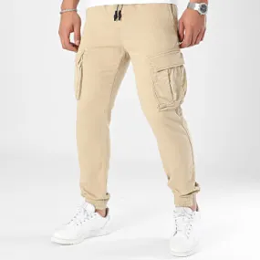 Pantaloni cargo beige