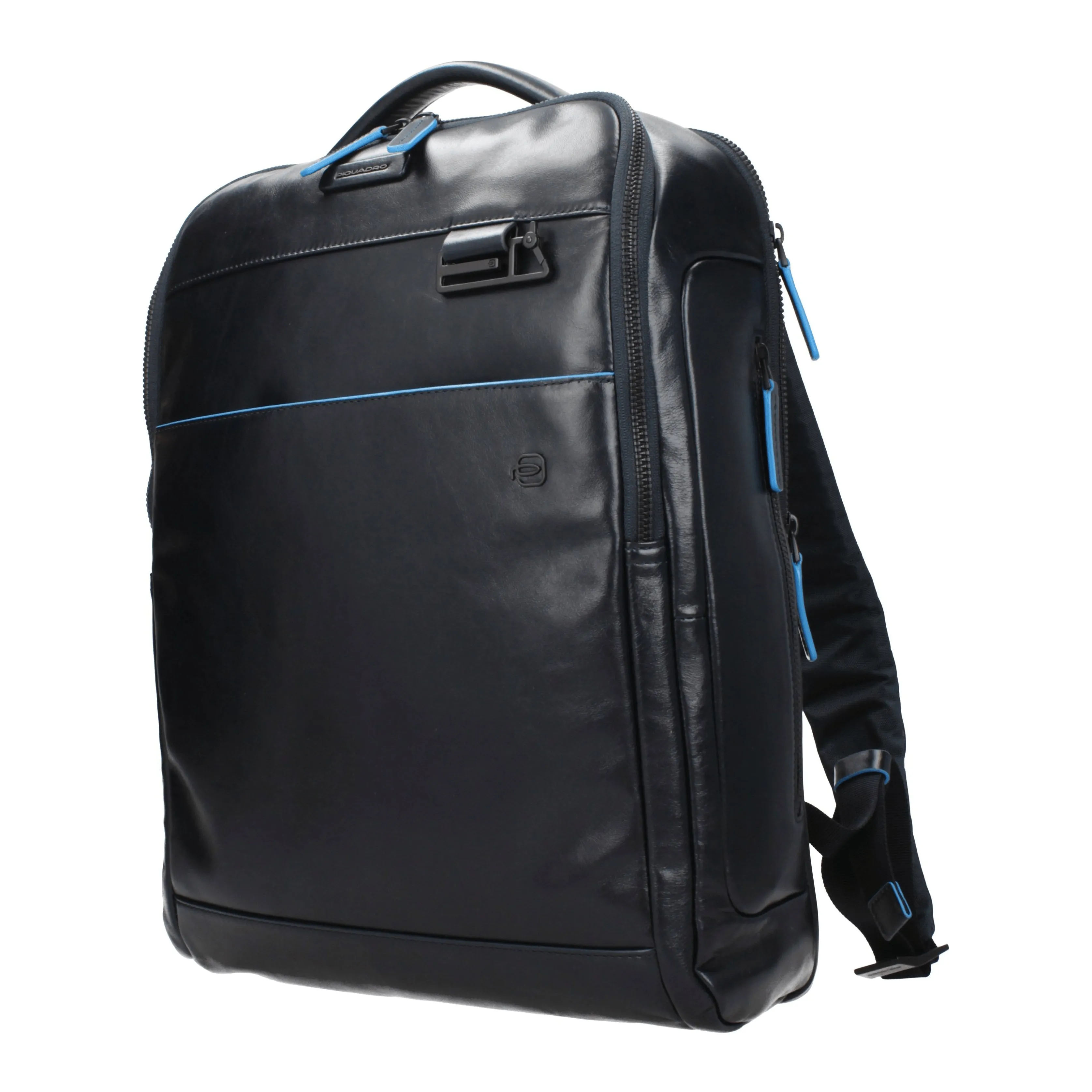 Piquadro Zaini e Marsupi Uomo Pelle Blu/Blu Scuro