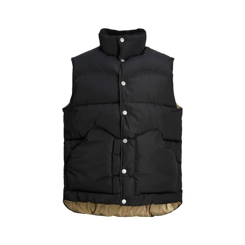 Smanicato Taglie Forti Jack Jones autunno inverno nero