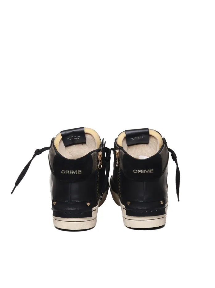 SNEAKERS ALTE IN PELLE